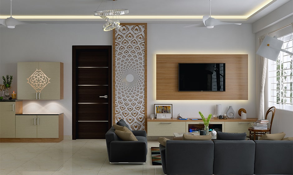 my Interior Work, LCD panel designs for living room