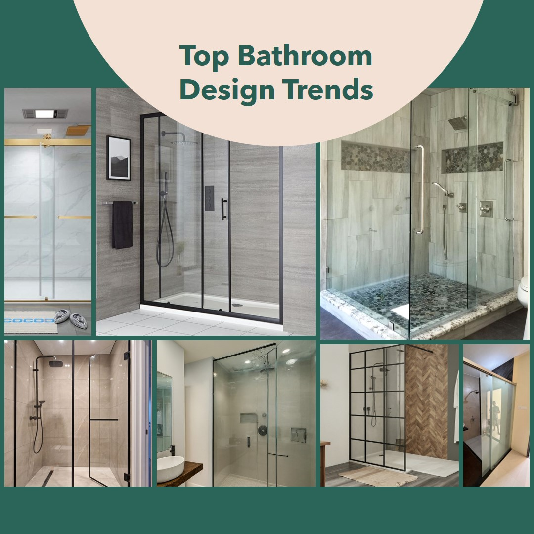 Top bathroom design trends in Shower glass partition : myinteriorwork.com